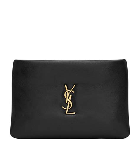 ysl calypso mini pouch|Saint Laurent Calypso Mini Pouch In Black .